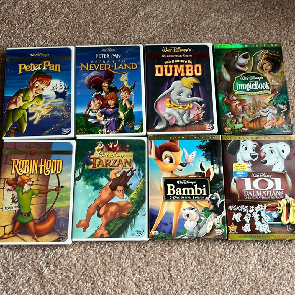 Lot of Classic Disney DVDs